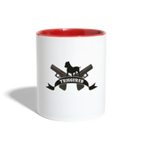 Character #110  Contrast Coffee Mug - white/red