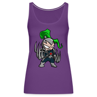Character #114  Women’s Premium Tank Top - purple