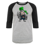 Character #114 Baseball T-Shirt - heather gray/black