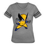 Character #1 Women’s Vintage Sport T-Shirt - heather gray/charcoal