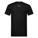 Character #100 Fitted Cotton/Poly T-Shirt by Next Level - black