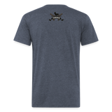 Character #100 Fitted Cotton/Poly T-Shirt by Next Level - heather navy