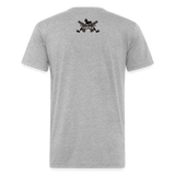 Character #100 Fitted Cotton/Poly T-Shirt by Next Level - heather gray