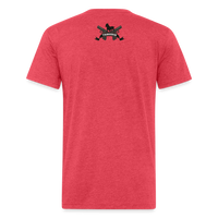 Character #100 Fitted Cotton/Poly T-Shirt by Next Level - heather red