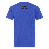 Character #100 Fitted Cotton/Poly T-Shirt by Next Level - heather royal