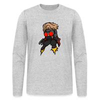Character #100  Men's Long Sleeve T-Shirt by Next Level - heather gray