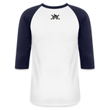 Character #100  Baseball T-Shirt - white/navy