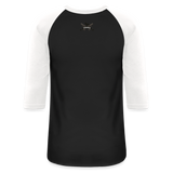 Character #100  Baseball T-Shirt - black/white