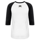 Character #100  Baseball T-Shirt - white/black