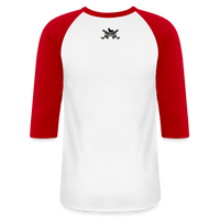 Character #100  Baseball T-Shirt - white/red