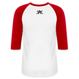 Character #100  Baseball T-Shirt - white/red