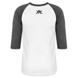 Character #100  Baseball T-Shirt - white/charcoal