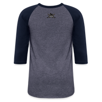 Character #100  Baseball T-Shirt - heather blue/navy