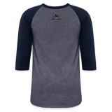 Character #100  Baseball T-Shirt - heather blue/navy