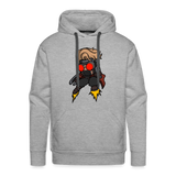 Character #100  Men’s Premium Hoodie - heather grey