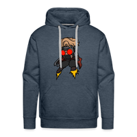 Character #100  Men’s Premium Hoodie - heather denim