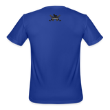 Character #100  Men’s Moisture Wicking Performance T-Shirt - royal blue