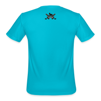 Character #100  Men’s Moisture Wicking Performance T-Shirt - turquoise