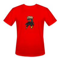 Character #100  Men’s Moisture Wicking Performance T-Shirt - red
