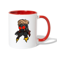 Character #100  Contrast Coffee Mug - white/red