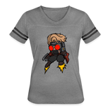 Character #100  Women’s Vintage Sport T-Shirt - heather gray/charcoal