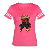 Character #100  Women’s Vintage Sport T-Shirt - vintage pink/white