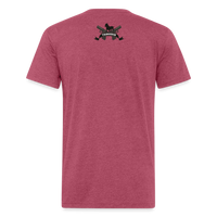 Character #101 Fitted Cotton/Poly T-Shirt by Next Level - heather burgundy
