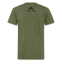 Character #101 Fitted Cotton/Poly T-Shirt by Next Level - heather military green