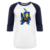 Character #101  Baseball T-Shirt - white/navy