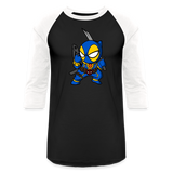 Character #101  Baseball T-Shirt - black/white