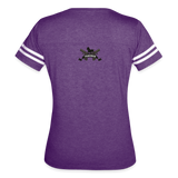 Character #101  Women’s Vintage Sport T-Shirt - vintage purple/white