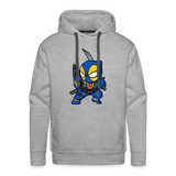 Character #101  Men’s Premium Hoodie - heather grey