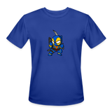 Character #101  Men’s Moisture Wicking Performance T-Shirt - royal blue
