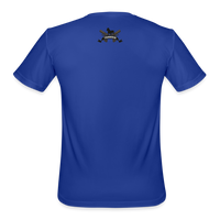 Character #101  Men’s Moisture Wicking Performance T-Shirt - royal blue