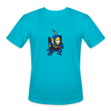 Character #101  Men’s Moisture Wicking Performance T-Shirt - turquoise