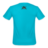 Character #101  Men’s Moisture Wicking Performance T-Shirt - turquoise