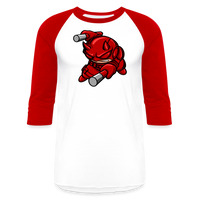 Character #102  Baseball T-Shirt - white/red