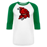 Character #102  Baseball T-Shirt - white/kelly green