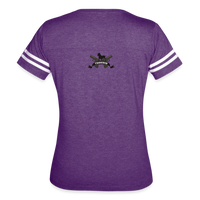 Character #102  Women’s Vintage Sport T-Shirt - vintage purple/white