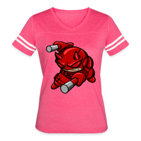 Character #102  Women’s Vintage Sport T-Shirt - vintage pink/white