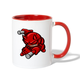 Character #102  Contrast Coffee Mug - white/red
