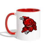 Character #102  Contrast Coffee Mug - white/red