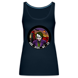 Character #103  Women’s Premium Tank Top - deep navy