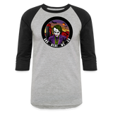 Character #103  Baseball T-Shirt - heather gray/black
