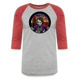 Character #103  Baseball T-Shirt - heather gray/red