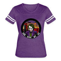 Character #103  Women’s Vintage Sport T-Shirt - vintage purple/white