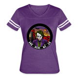 Character #103  Women’s Vintage Sport T-Shirt - vintage purple/white