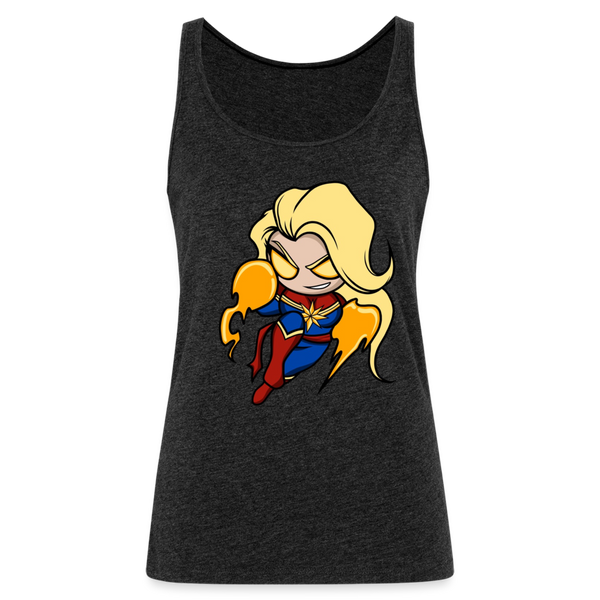 Character #104  Women’s Premium Tank Top - charcoal grey