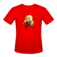 Character #104 Men’s Moisture Wicking Performance T-Shirt - red