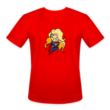 Character #104 Men’s Moisture Wicking Performance T-Shirt - red